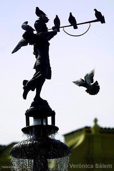 Plaza Mayor, detalle, Lima