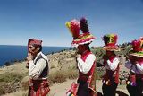 Músicos Sikuri en la isla Taquile