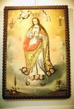 Representación de la Santísima Virgen María, Pintura de la Escuela Cusqueña