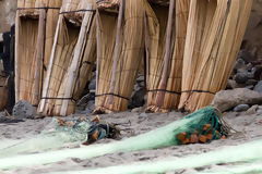 Caballitos de totora en Huanchaco