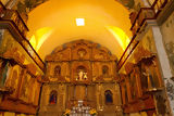 Interior de la iglesia de Maca