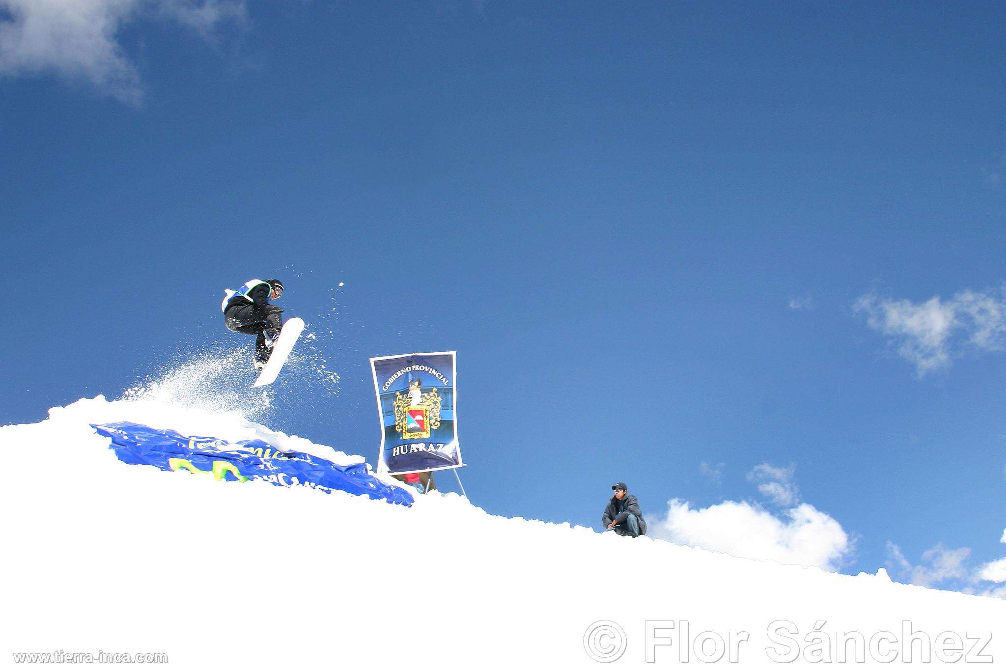 Snowboard en el Nevado Pastoruri