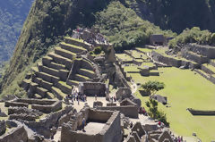 Turistas en Machu Picchu