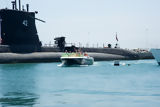 Turistas y Museo de Sitio Naval Submarino Abtao