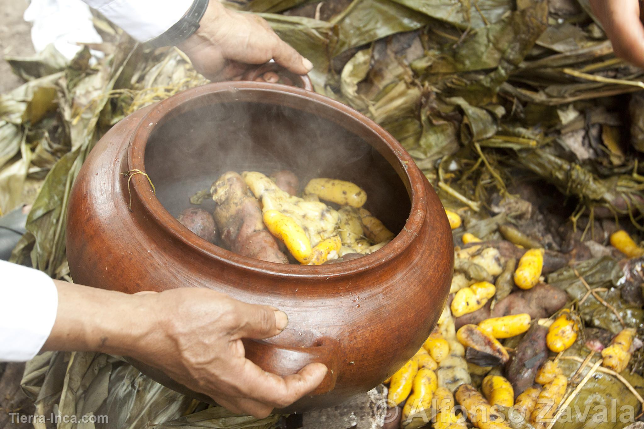 Preparación de huatia