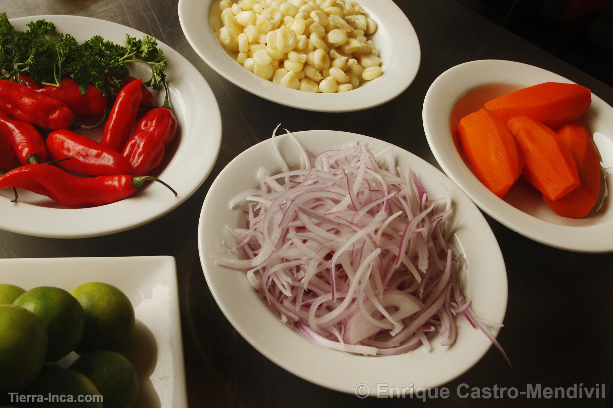 Ingredientes para cebiche