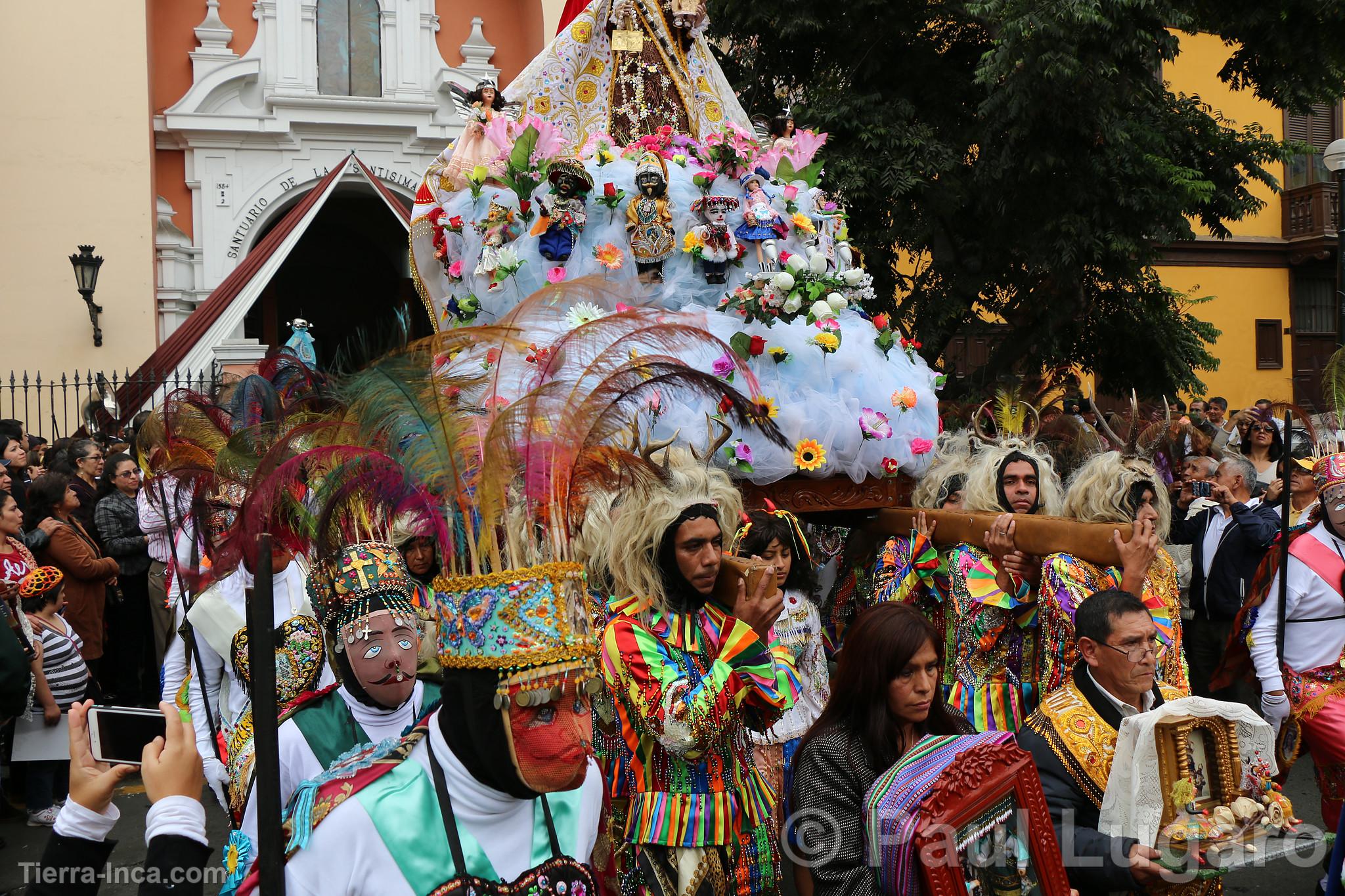 Procesin de la Vrgen del Carmen, Lima