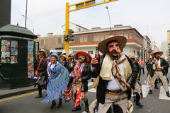 Procesión de la Vírgen del Carmen, Lima