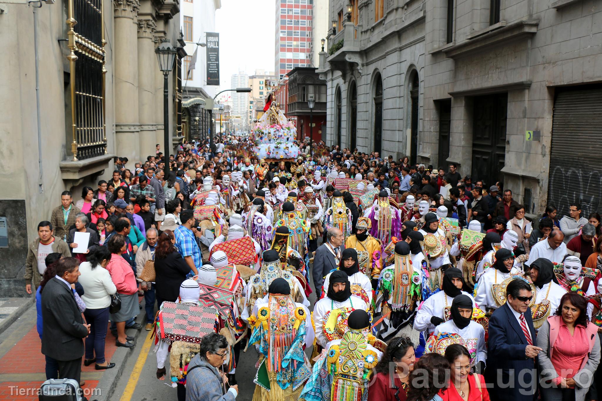 Procesin de la Vrgen del Carmen, Lima