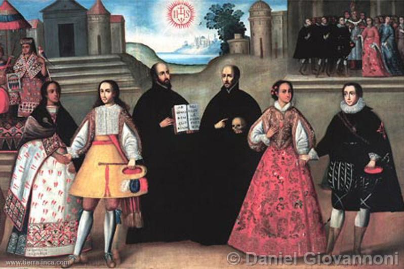 Matrimonio de Martín de Loyola y Beatriz Clara Coy
