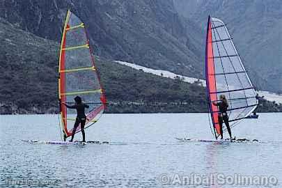 Windsurf en la Laguna de Llanganuco