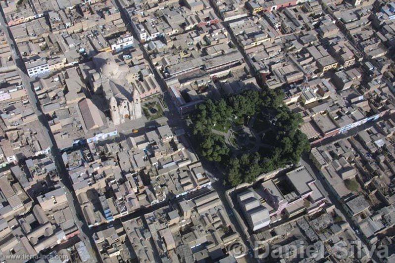 Vista aérea de la ciudad, Moquegua