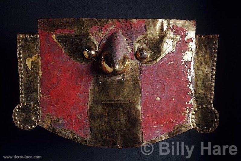 Máscara funeraria, cultura Lambayeque
