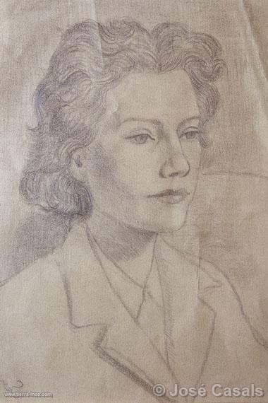 Retrato de Claudine (1944), de Servulo Gutierrez