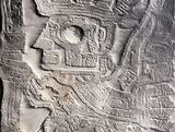 Personaje esculpido en piedra, Tiahuanaco