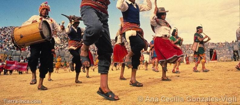 Danzas Durante El Inti Raymi Cuzco