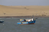 Caleta de pescadores en la playa Lagunillas