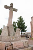 Cruz de piedra en Chucuito