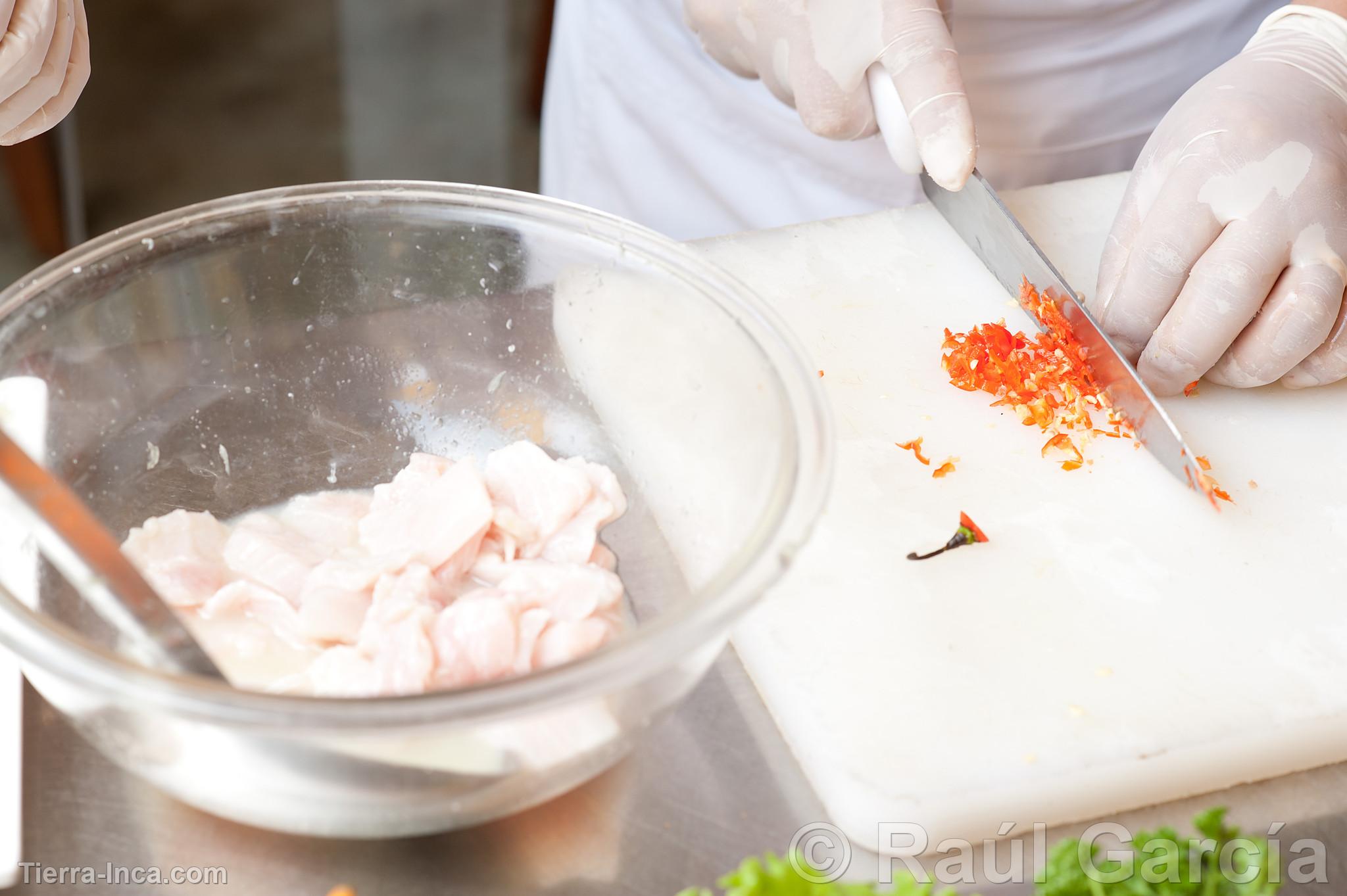 Preparacin de cebiche