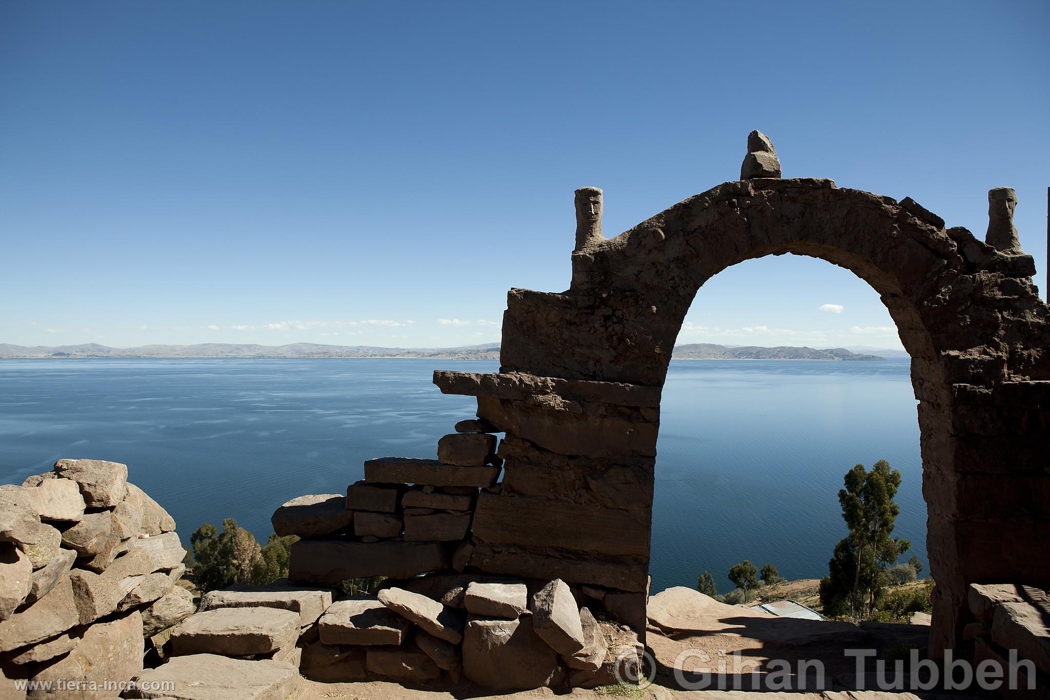 Isla de Taquile en el Lago Titicaca