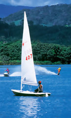 Deportes acuaticos en Laguna Azl